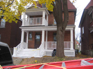 Ottawa 2 story porch rebuild