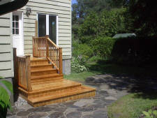 Cedar back steps, Westboro, 2005