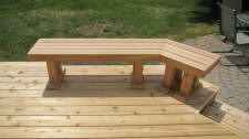 Manotick small deck bench