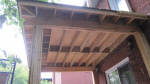 Glebe porch ceiling framing